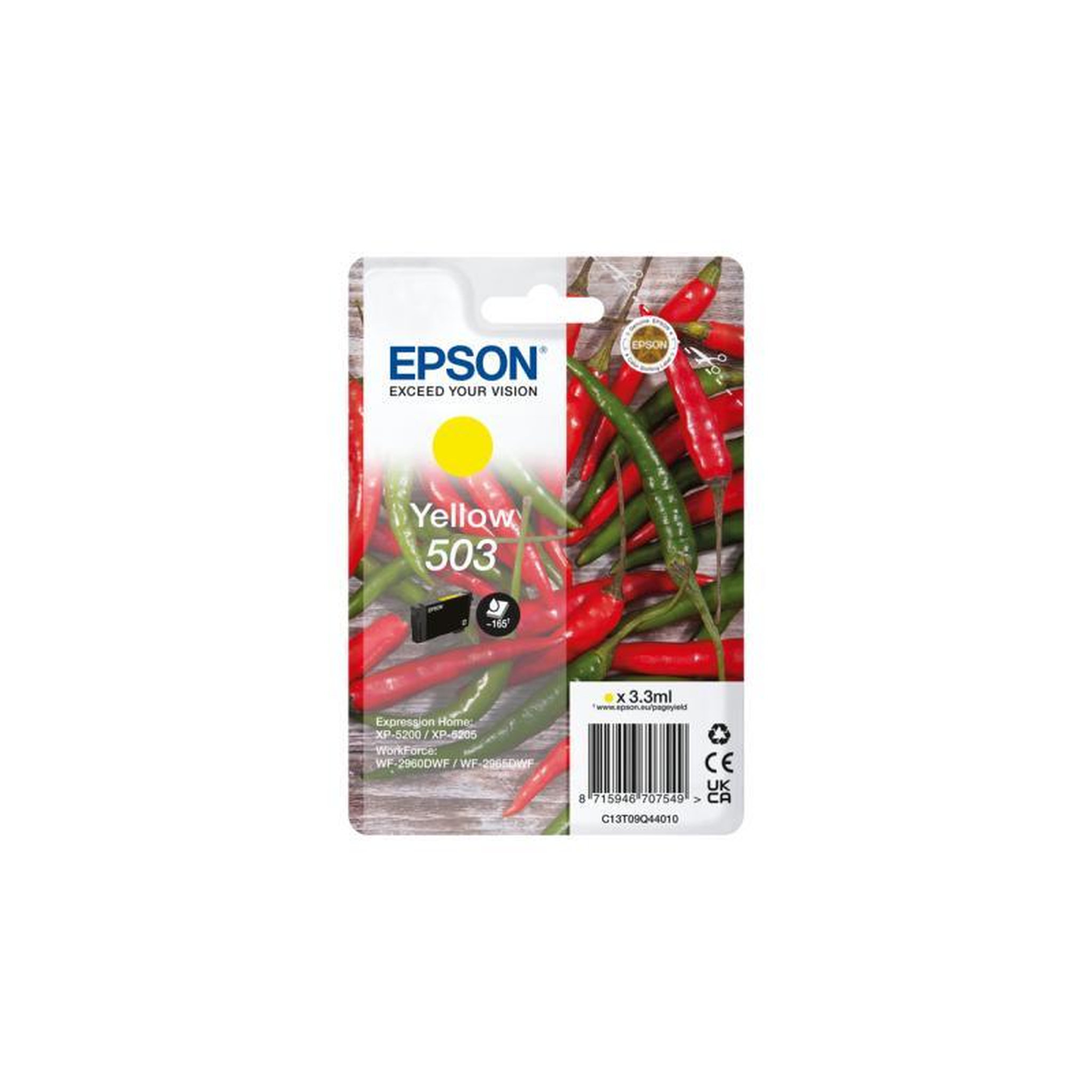 Voir la diapositive 2 : Epson Epson Ink 503 Yellow Gelb (C13T09Q44010)