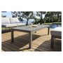 Voir la diapositive 2 : Salon bas de jardin 4 personnes en aluminium MAGNOLIA