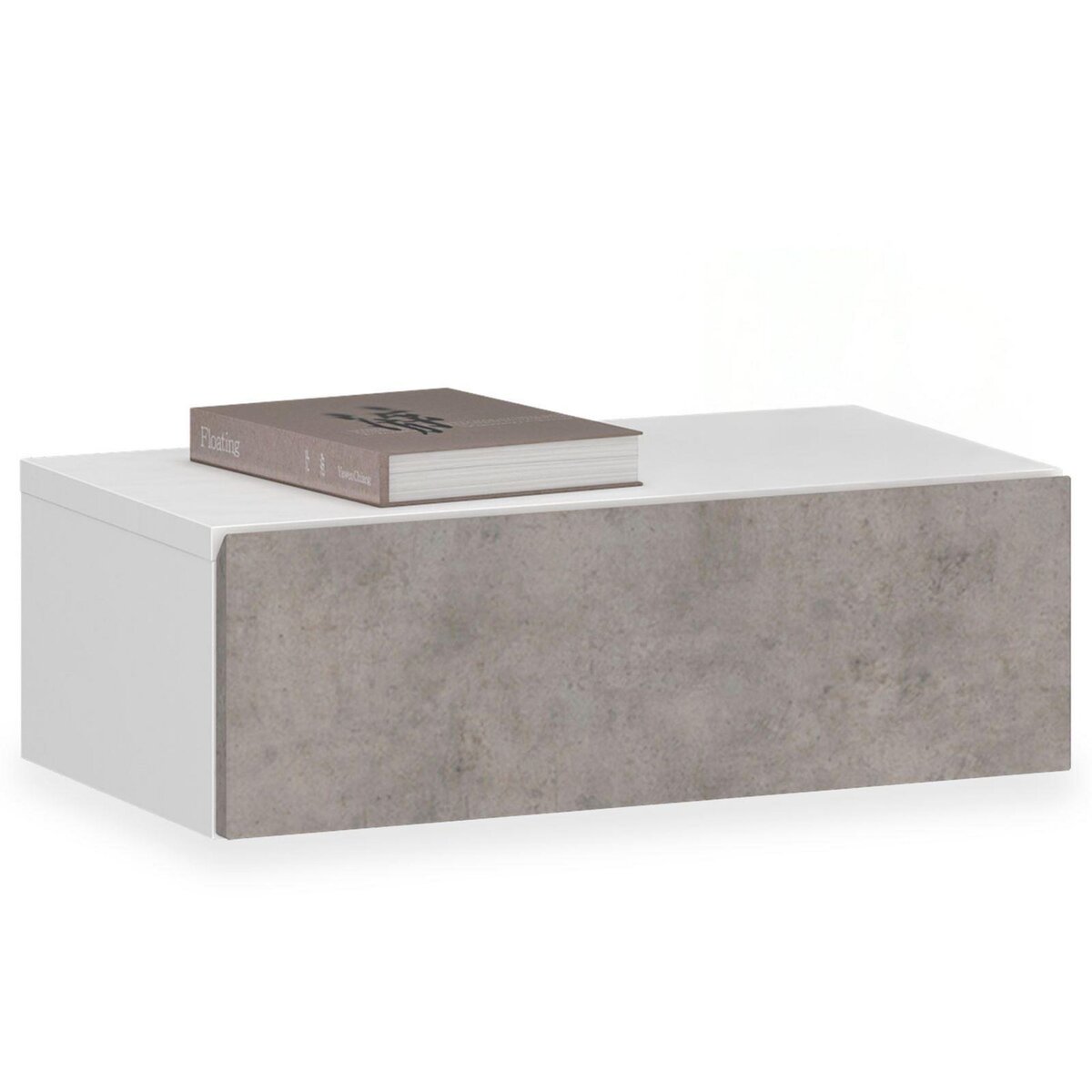 IDIMEX Chevet suspendu OCEANE, en bois