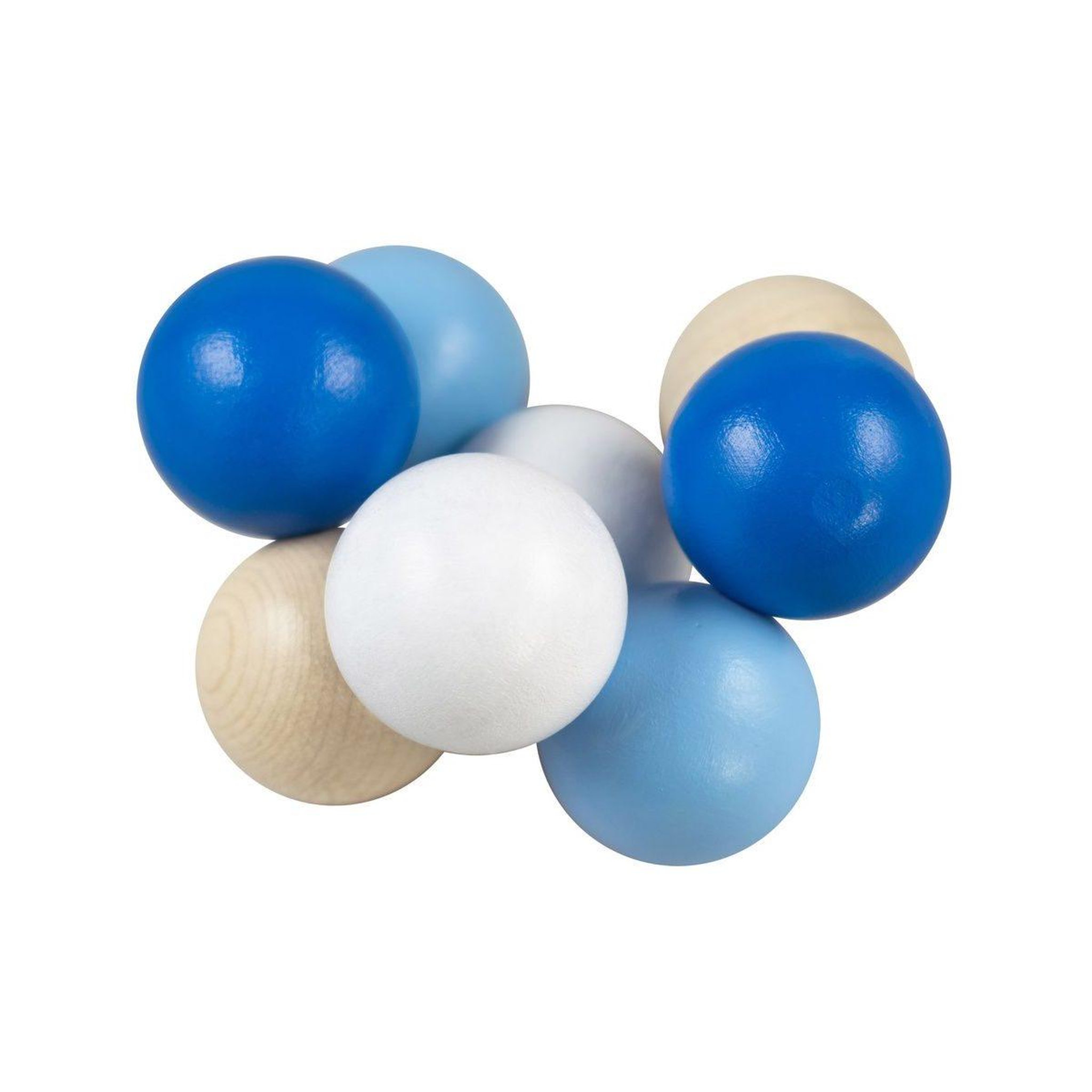 DETOA Detoa 8 boules en bois éveil bleu
