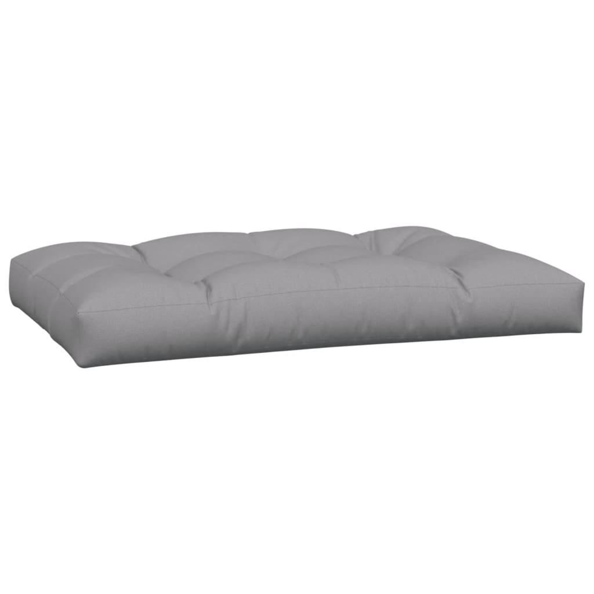 Voir la diapositive 4 : VIDAXL Coussins de palette lot de 2 gris tissu