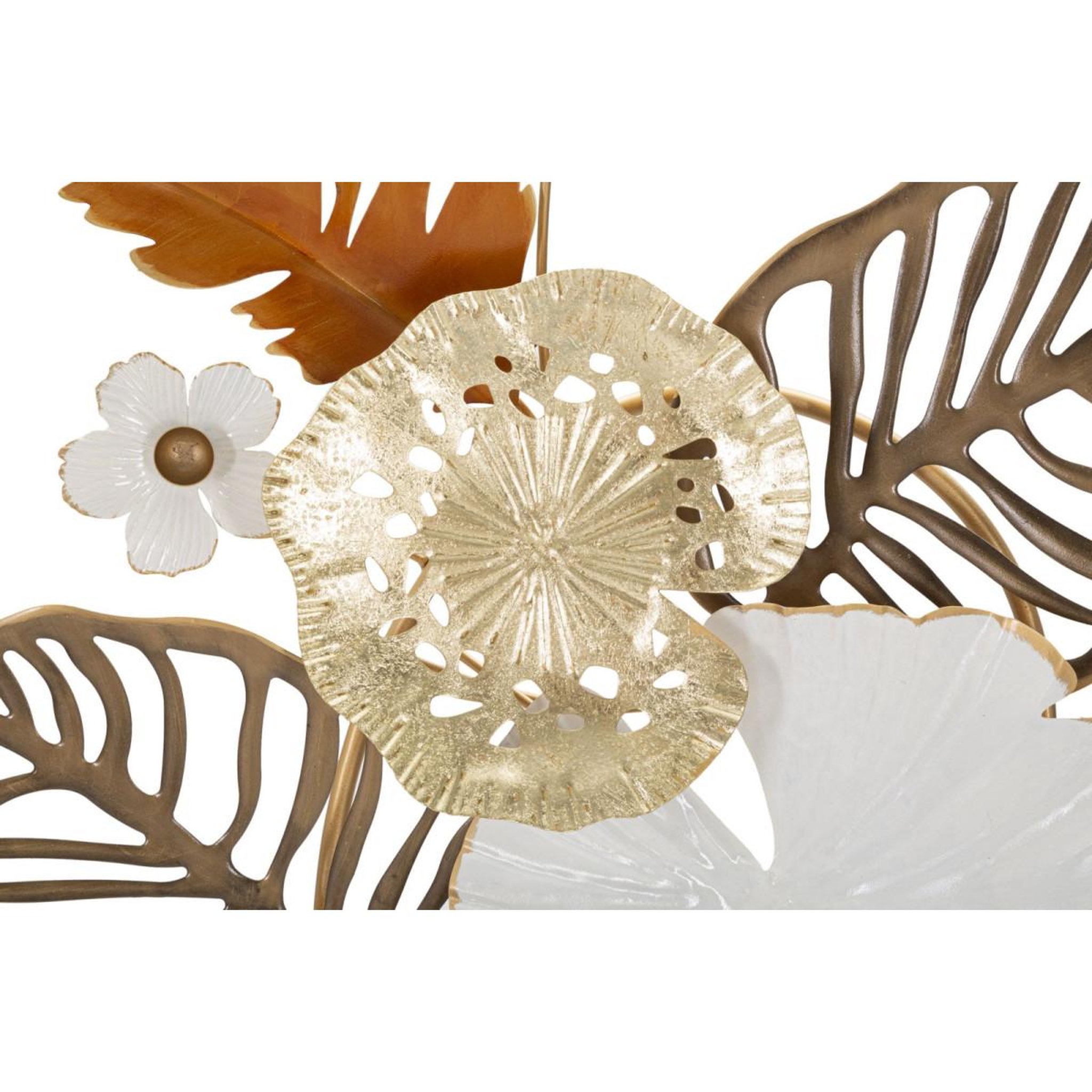 Voir la diapositive 2 : Paris Prix Décoration murale en métal  bouquet ajouré  87cm multicolore