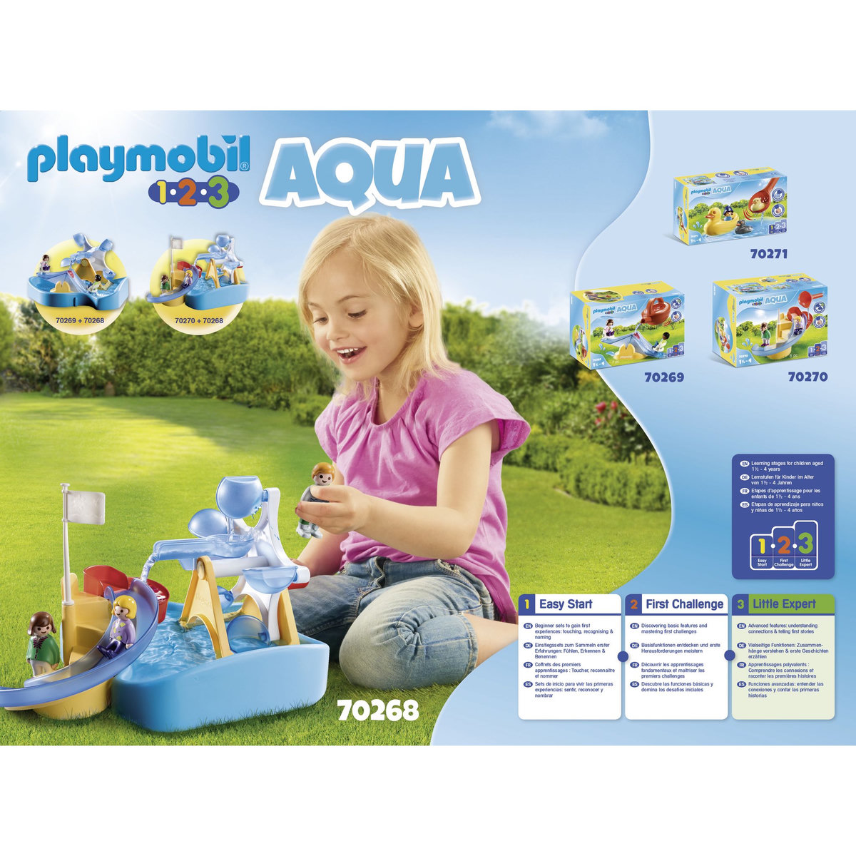 PLAYMOBIL  70268 1.2.3 Aqua - Carrousel aquatique 