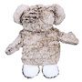 Voir la diapositive 2 : Paris Prix Bouillotte Peluche Ours  Micro-Ondable  32cm Marron