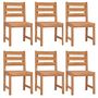 Voir la diapositive 4 : VIDAXL Ensemble a manger de jardin 7 pcs Bois de teck solide