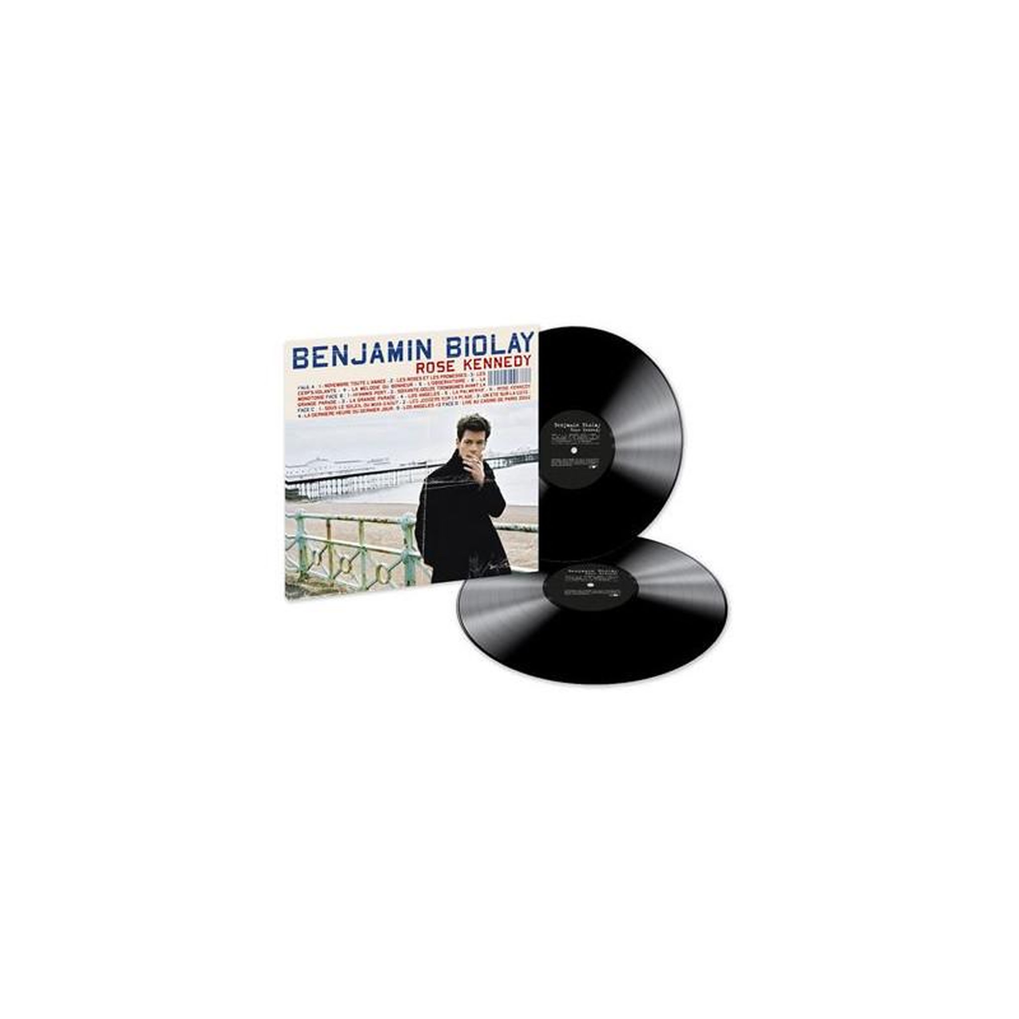 Coffret vinyle 2 lp rose kennedy pop de benjamin biolay, édition noire 20e anniversaire