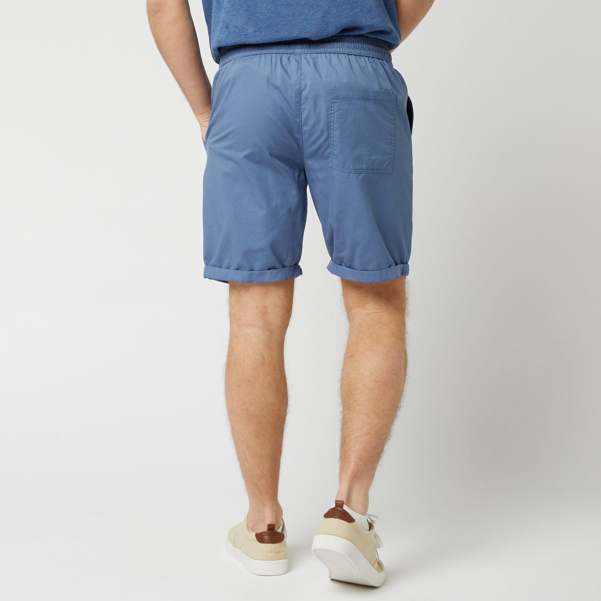 INEXTENSO Bermuda bleu en coton homme