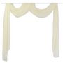 Voir la diapositive 1 : VIDAXL Voilage drape creme 140 x 600 cm