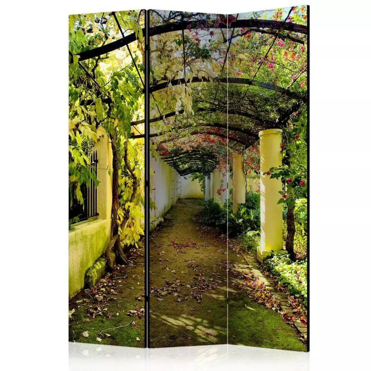 Paris Prix Paravent 3 Volets  Romantic Garden  135x172cm