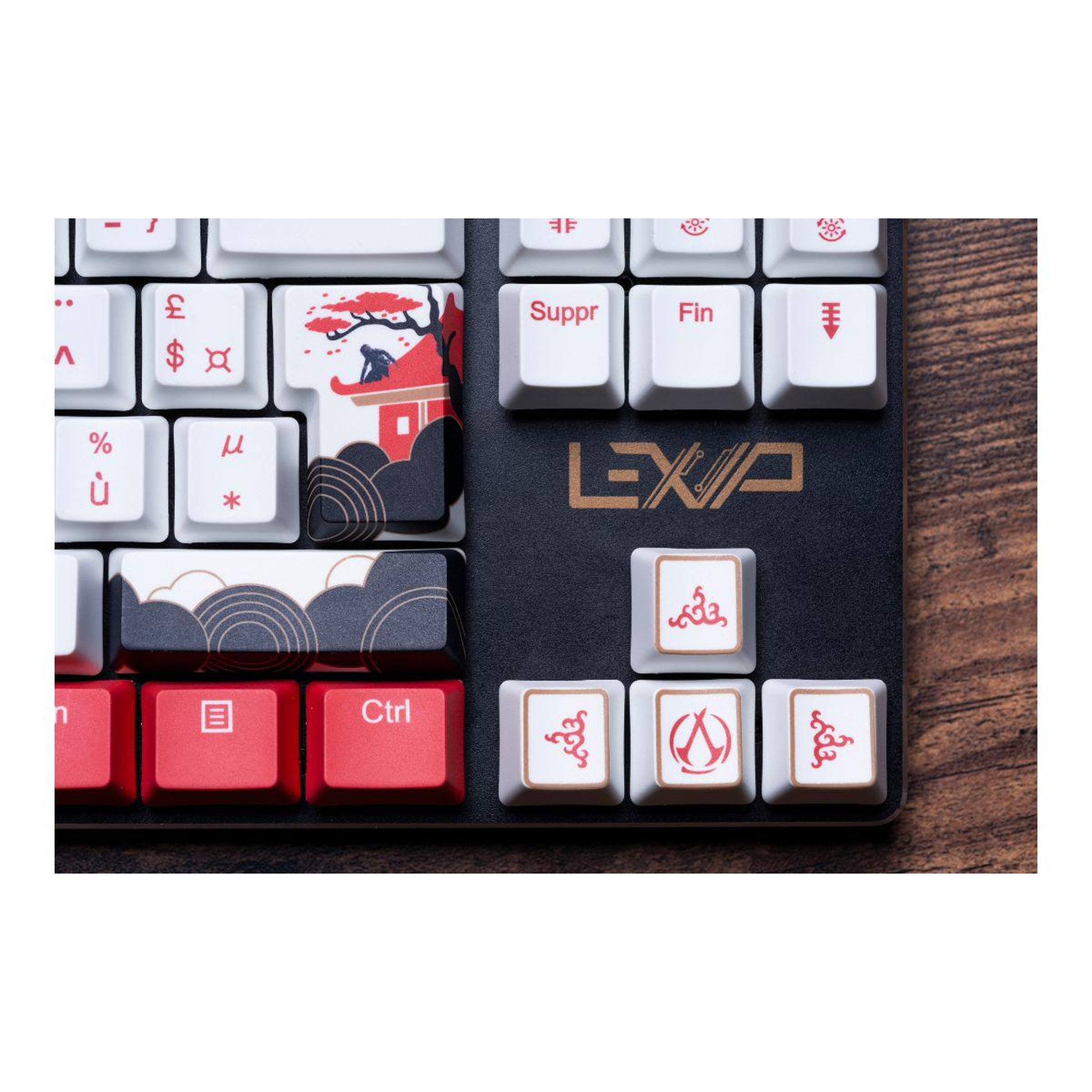 Voir la diapositive 5 : LEXIP Clavier gamer assassin's creed shadows