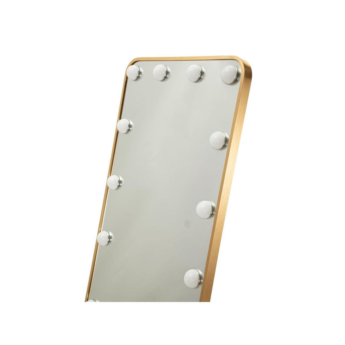 Paris Prix Miroir sur Pied LED  Hollywood  160cm Or