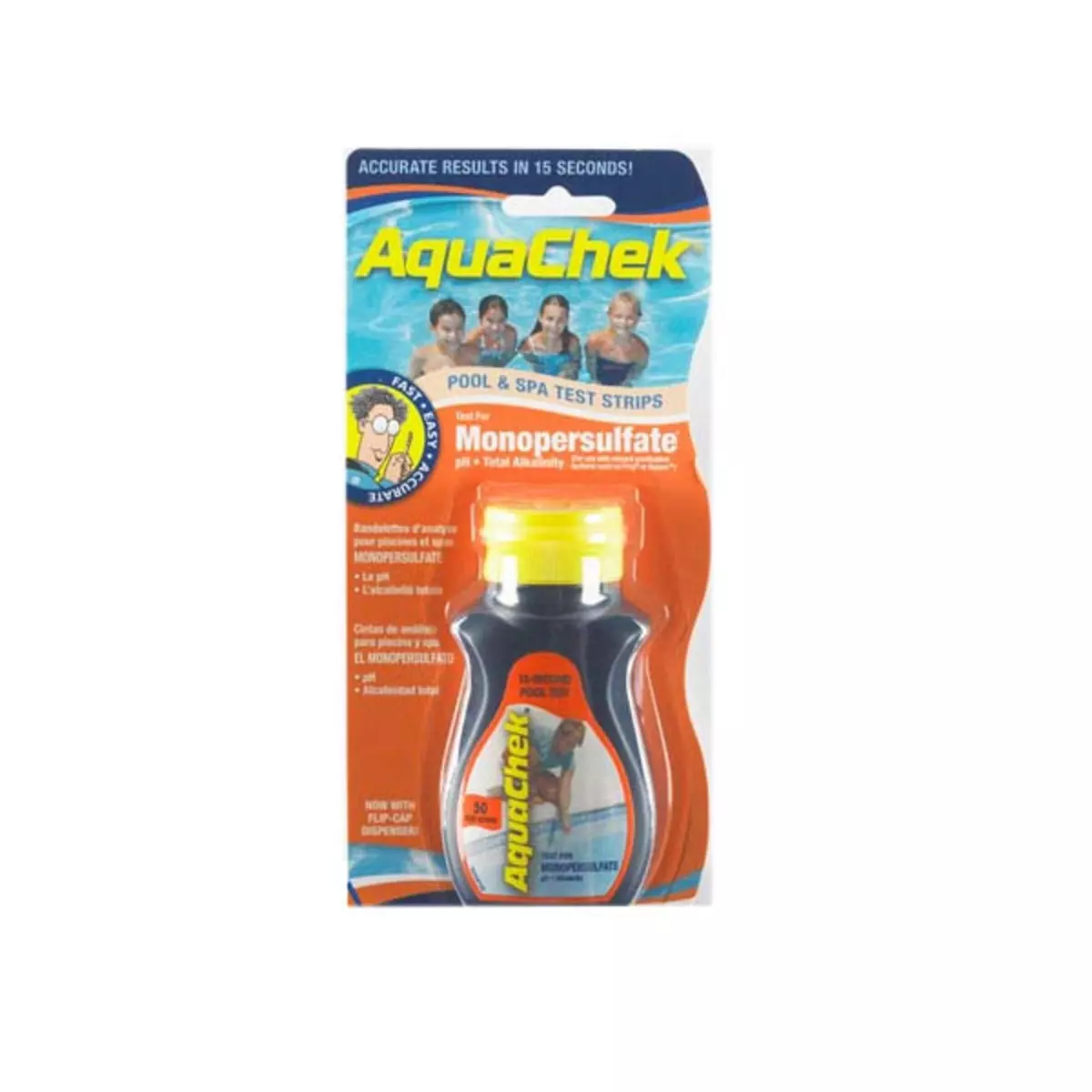 Aquachek 50 bandelettes test pour oxygène - aquaoxy