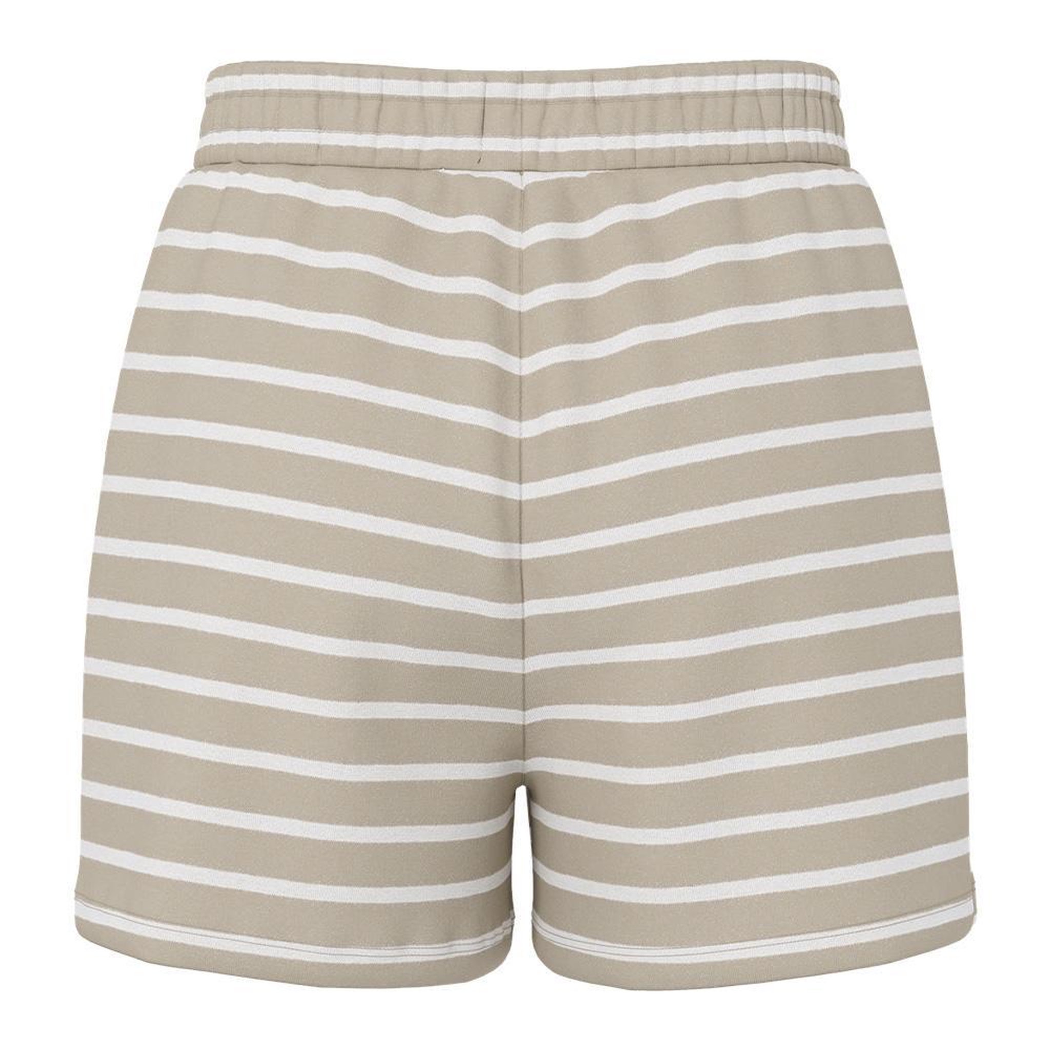 Voir la diapositive 2 : Pieces Short Beige/Blanc Femme Pieces Chilli