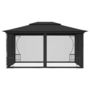 Voir la diapositive 2 : VIDAXL Tonnelle avec moustiquaire 300x400x265 cm Anthracite