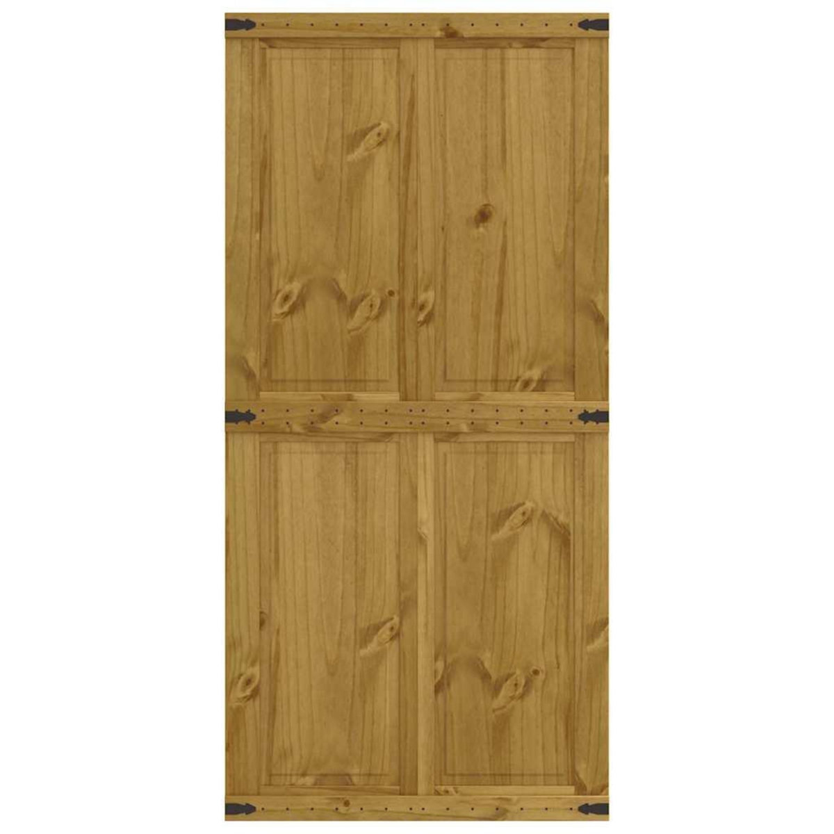 VIDAXL Porte de grange CORONA 100x210 cm bois massif de pin
