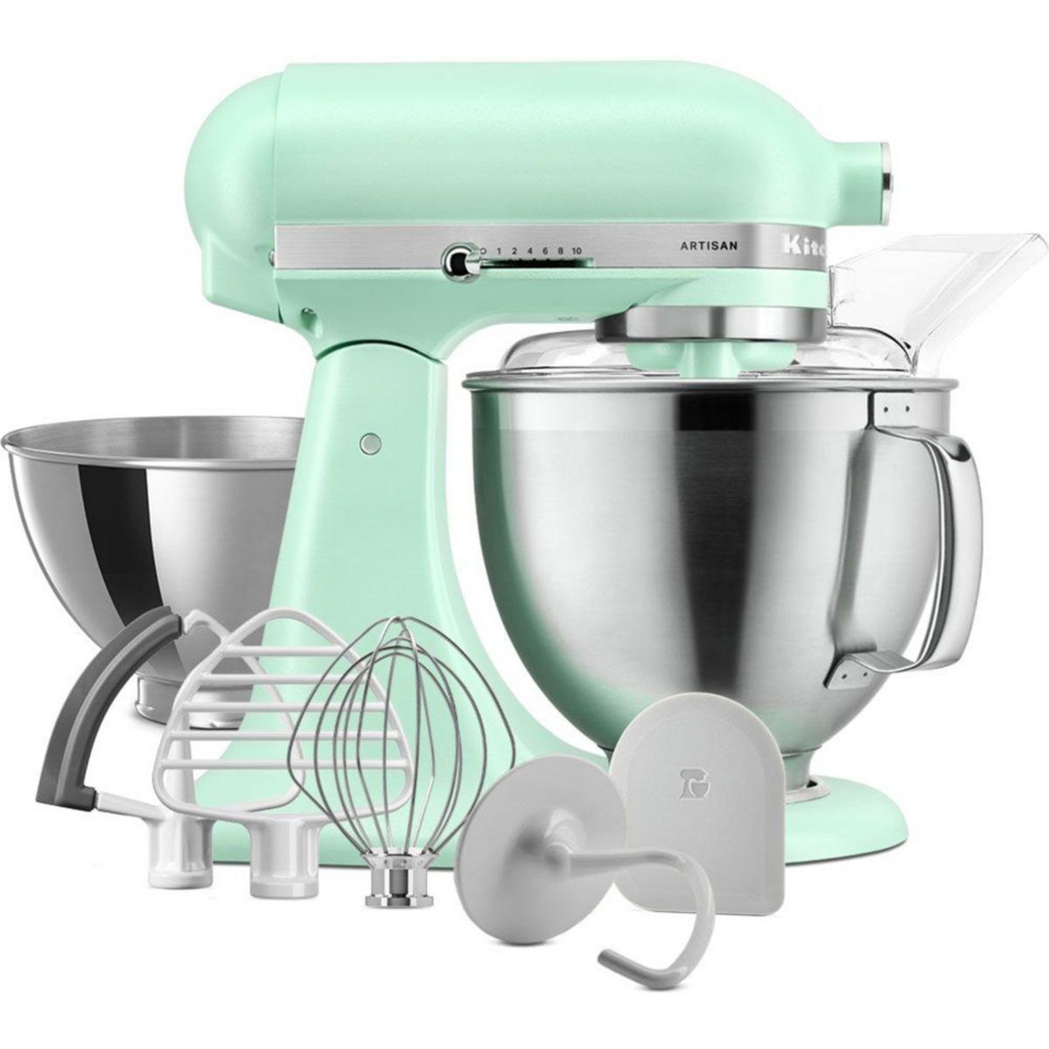 KitchenAid Robot pâtissier multifonction spearmint 5ksm195psesd