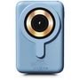 Voir la diapositive 2 : URBAN FACTORY Batterie externe 10000 mAh MagSafe Bleu