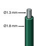 Voir la diapositive 3 : WERKAPRO Fil de fer plastifié Ø1,8mm WERKA PRO