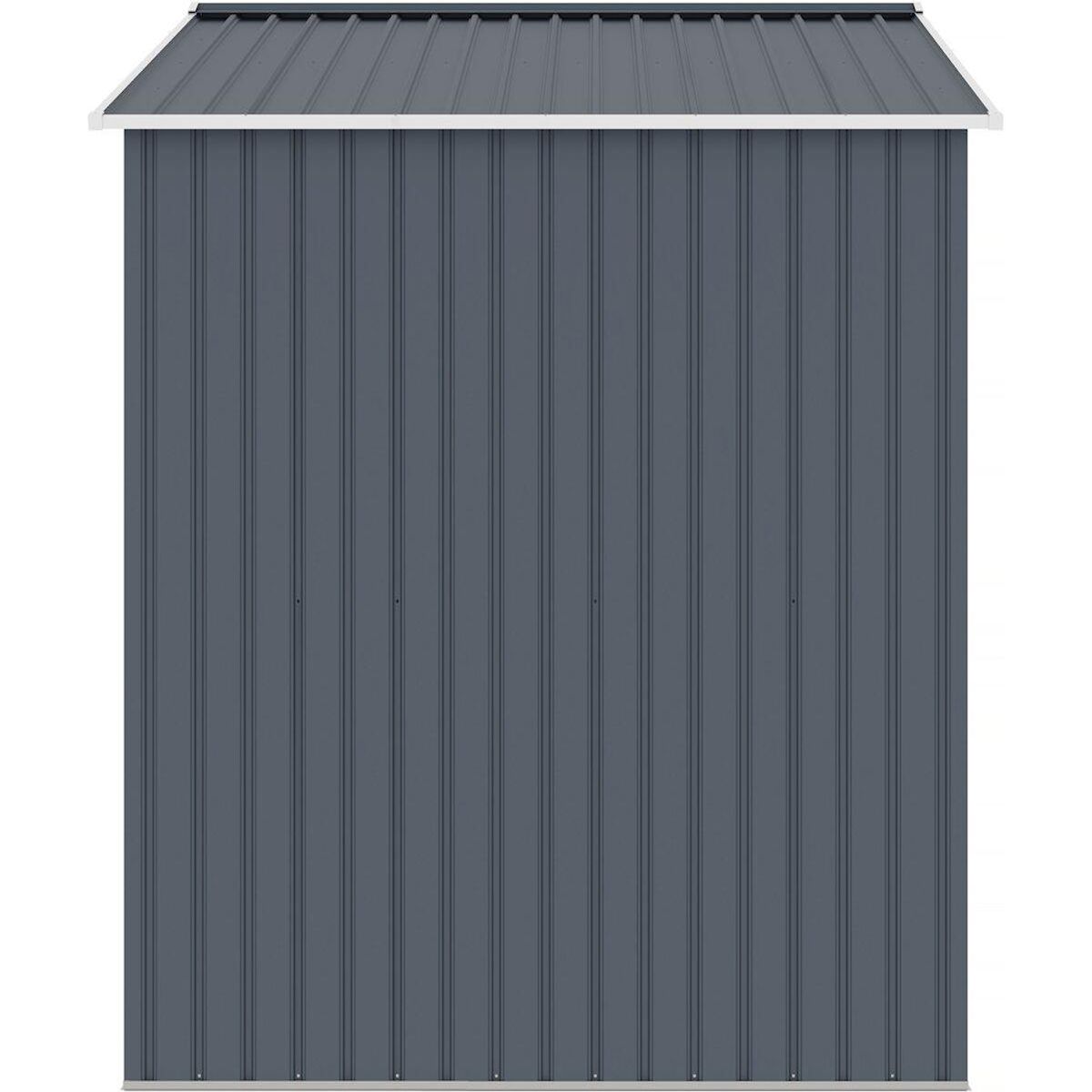 Habitat et Jardin Abri de jardin métal  Vegas II  - 5,29 m2 - Gris