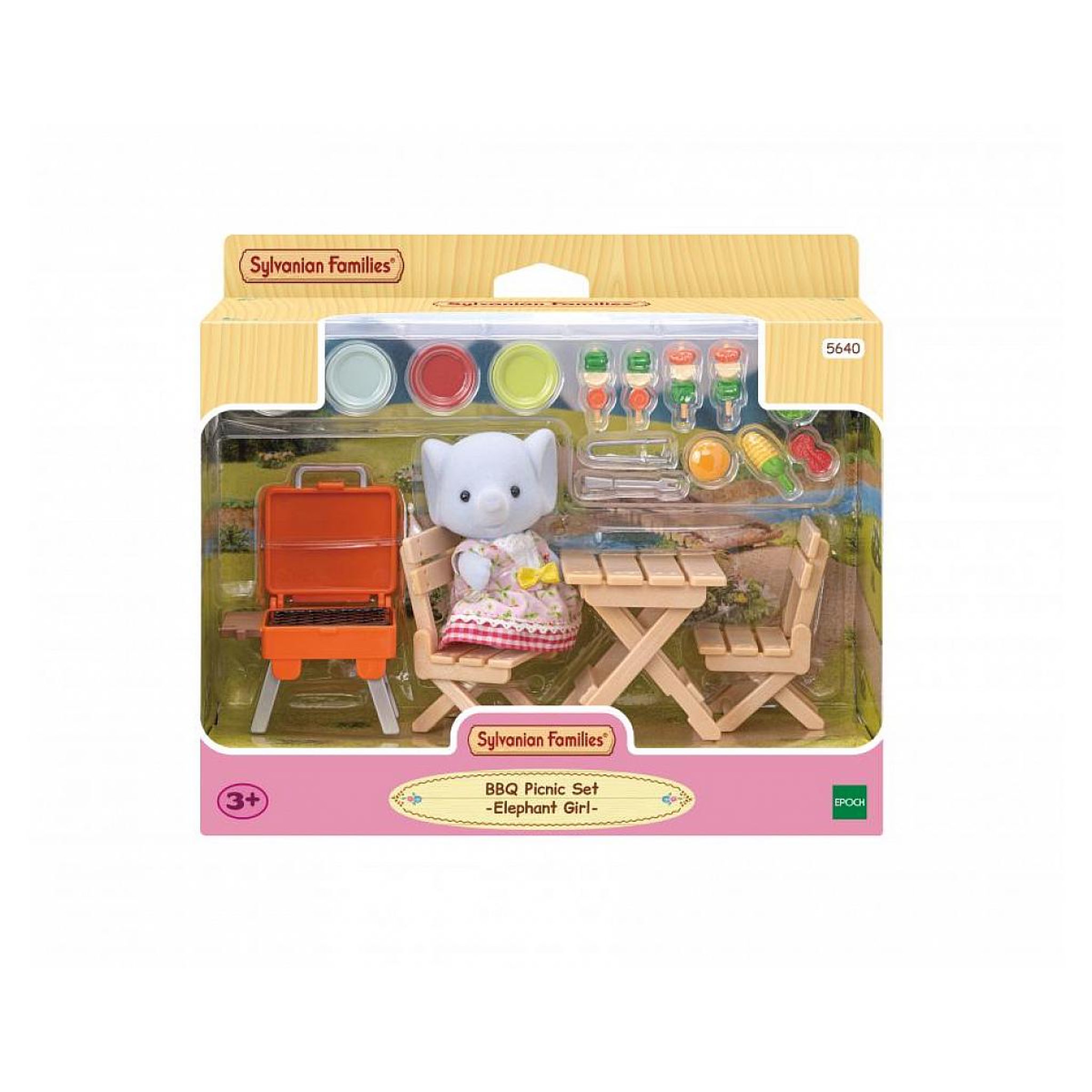 Voir la diapositive 1 : Sylvanian Families 5640  La fille éléphant et son set de pique-nique