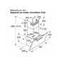 Voir la diapositive 6 : BOSCH Hotte décorative inclinée 80cm 768m3/h noir - DWK87FN60