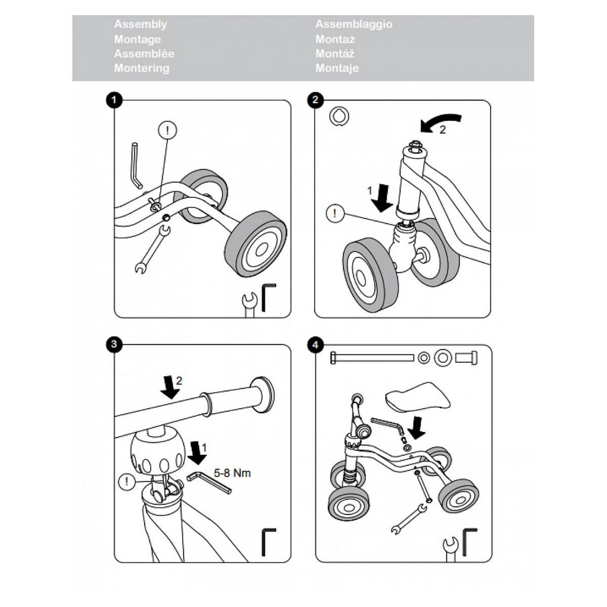 Puky Porteur 4 roues  WUTSCH Color
