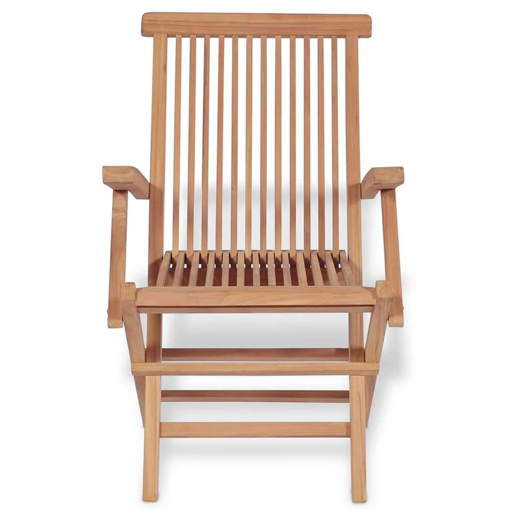Voir la diapositive 5 : VIDAXL Ensemble a manger de jardin 5 pcs bois de teck massif