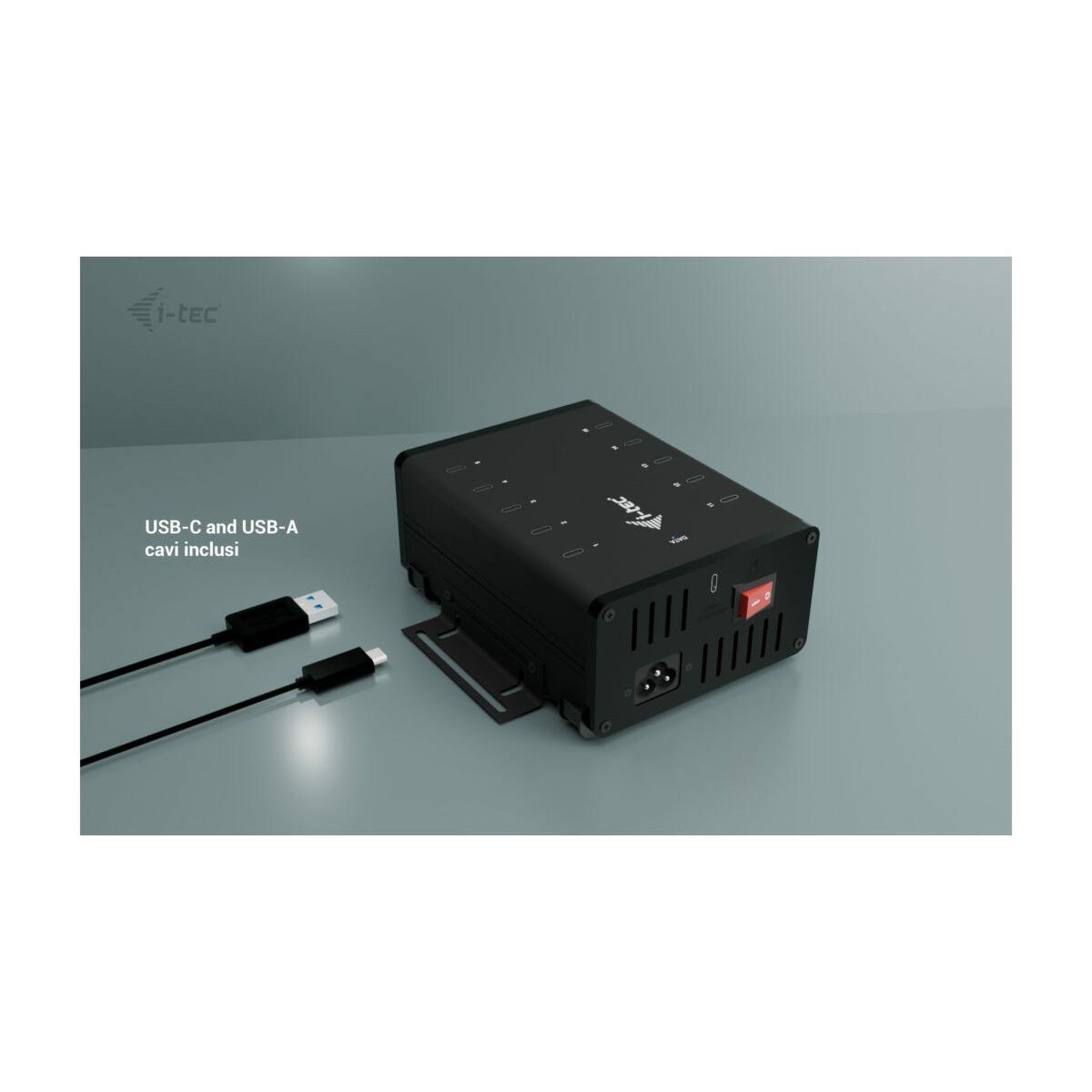 Voir la diapositive 3 : I-TEC I-tec cachrghub10cit chargeur d'appareils mobiles universel noir secteur charge rapide intérieure
