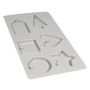 Voir la diapositive 6 : Rayher Moule en silicone 6 formes - maison, rond, carré, coeur, sapin, étoile
