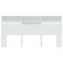 Voir la diapositive 3 : VIDAXL Armoire de tete de lit Blanc 200x19x103,5 cm