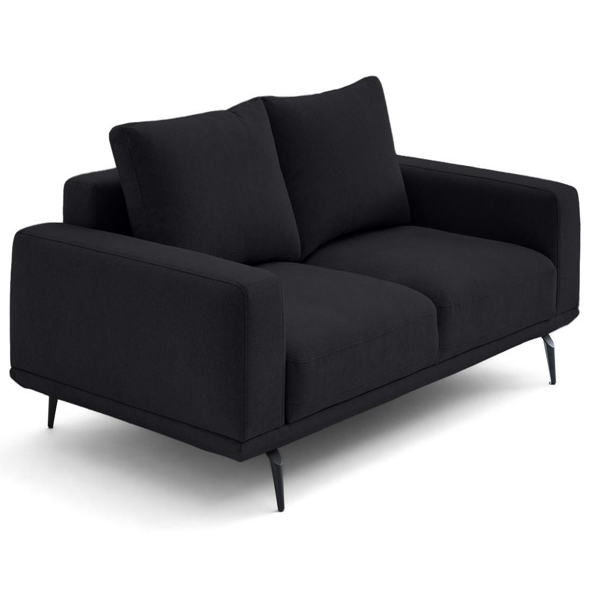 Voir la diapositive 5 : LISA DESIGN Vicence - canapé droit 2 places en tissu