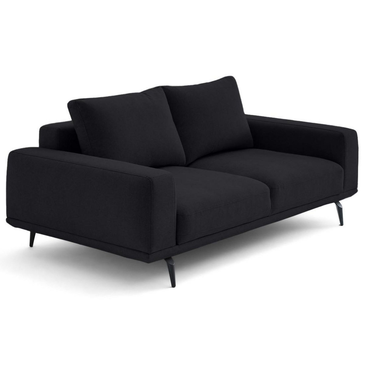 LISA DESIGN Vicence - canapé droit 2 places en tissu