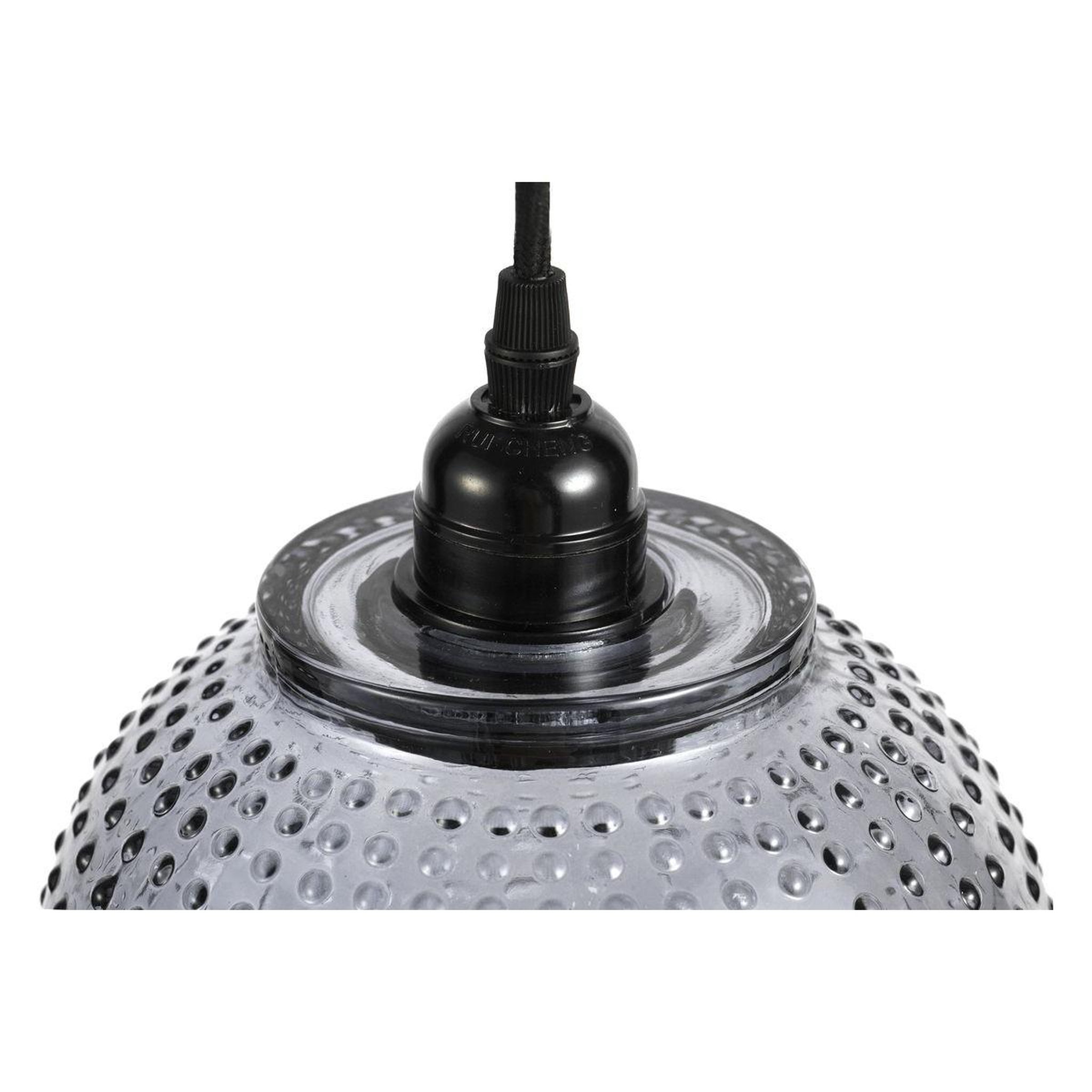 Voir la diapositive 3 : Paris Prix Lampe suspension en verre  riva  27cm gris