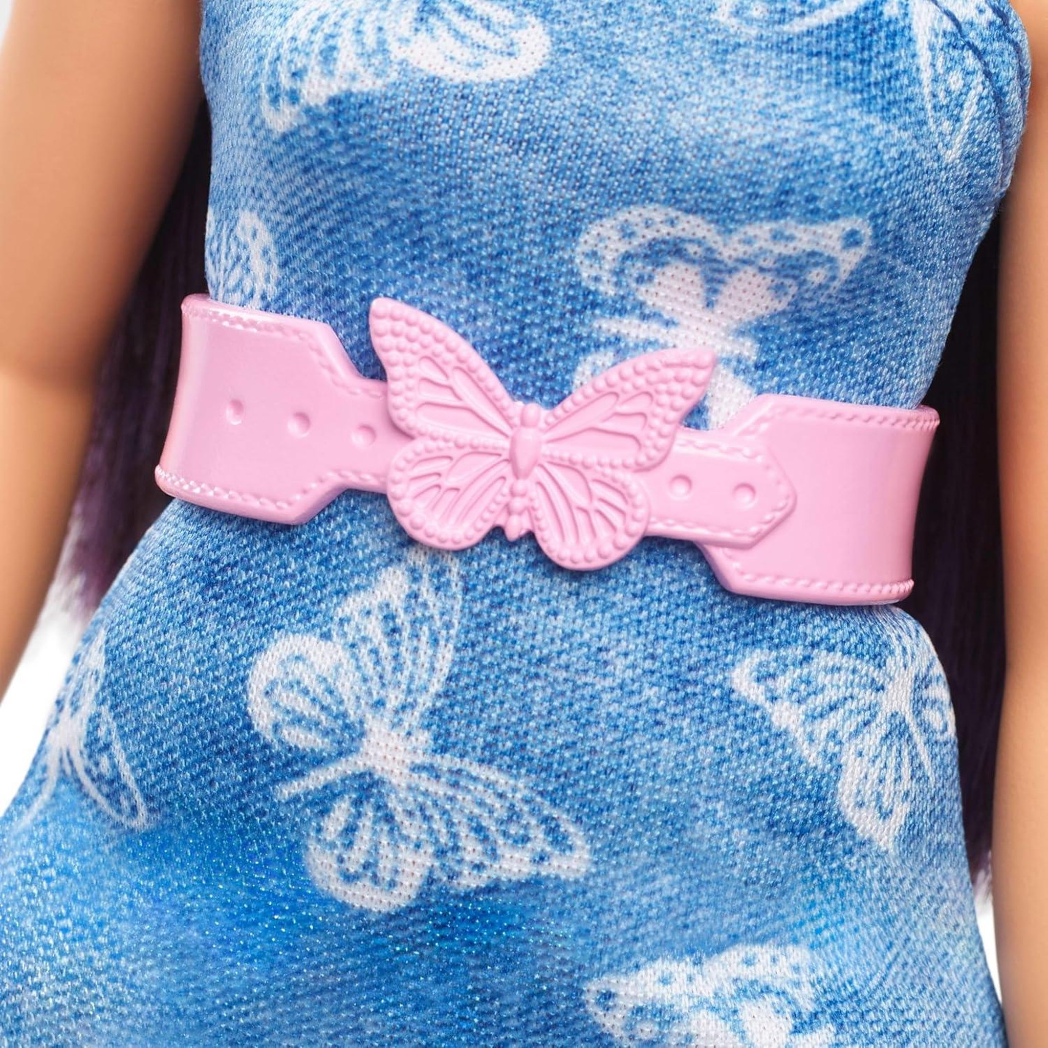 Voir la diapositive 4 : MATTEL Barbie - Poupée Fashionistas aux cheveux violets