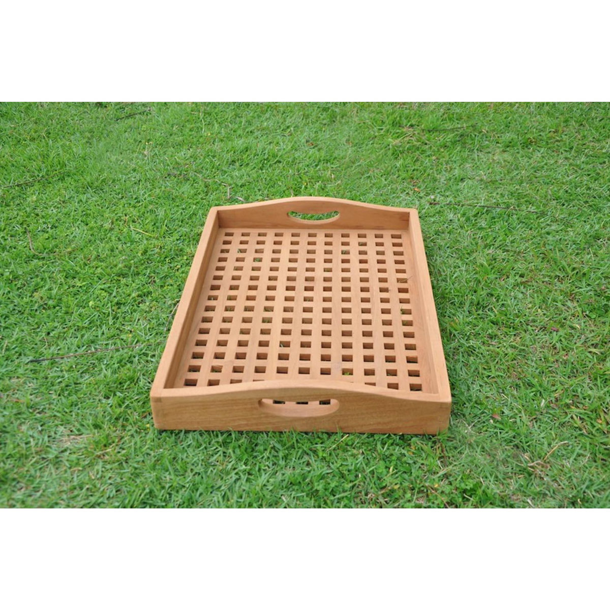 CONCEPT USINE Plateau en teck BAWA