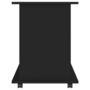 Voir la diapositive 5 : VIDAXL Armoire a roulettes Noir 60x45x60 cm Bois d'ingenierie