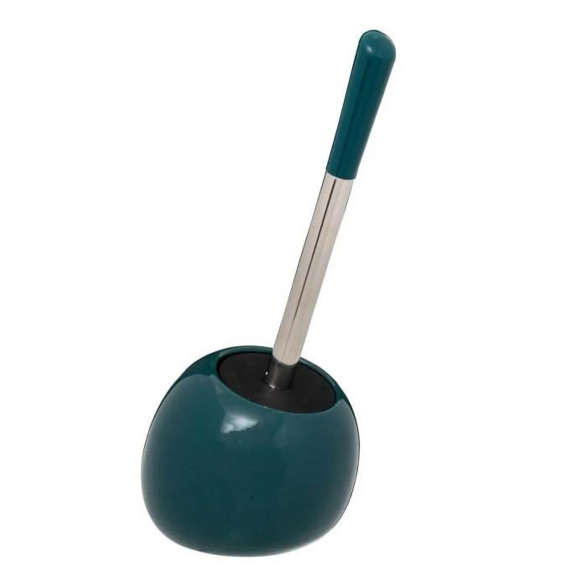 FIVE Brosse WC en Céramique  Sun  36cm Bleu Pétrole