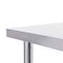 Voir la diapositive 5 : VIDAXL Table de travail de cuisine 60x60x85 cm Acier inoxydable