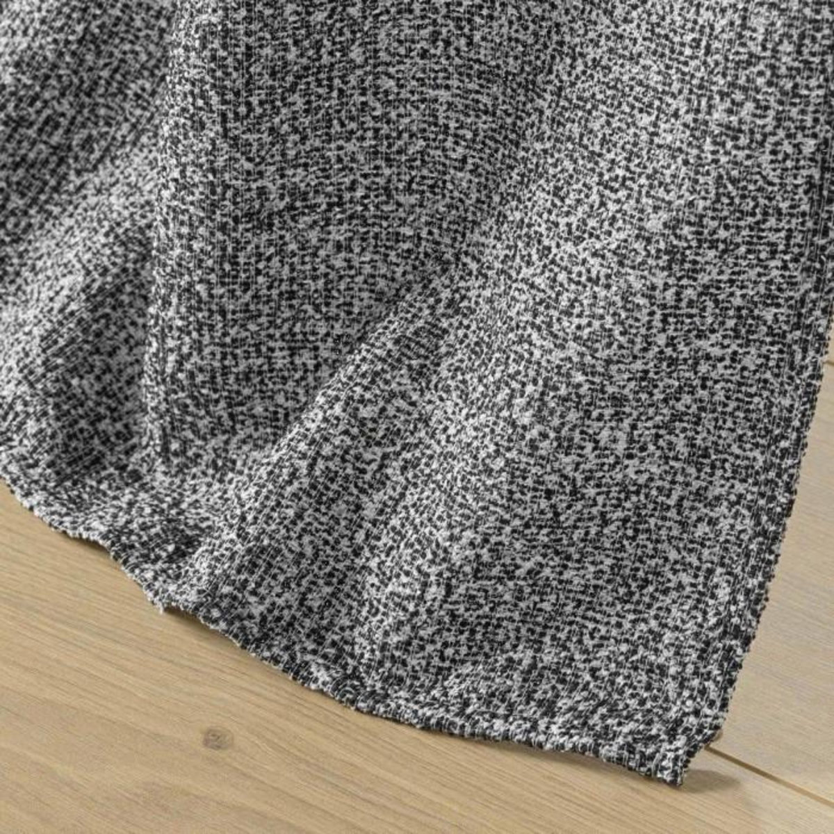 Paris Prix Rideau Voilage à Œillets  Loulaine  140x240cm Noir