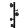 Voir la diapositive 2 : FIVE Porte-Manteaux 8 Crochets  Cercle  176cm Noir