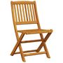 Voir la diapositive 5 : VIDAXL Ensemble de bistro pliable 3 pcs bois d'acacia solide