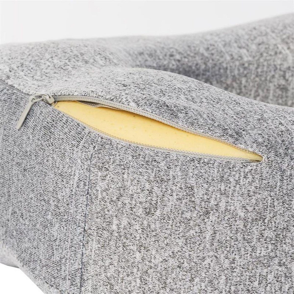 TOILINUX Coussin de voyage à mémoire de forme enroulable - Gris