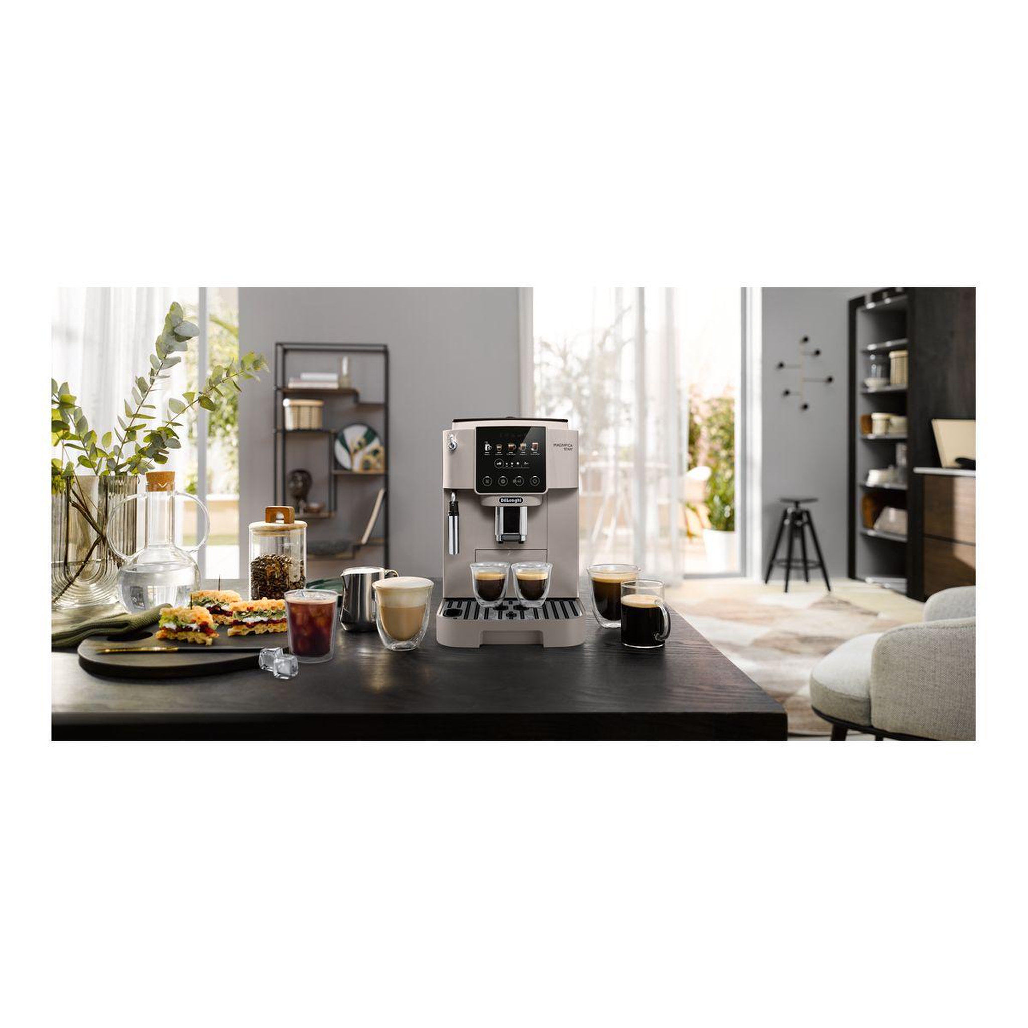 Voir la diapositive 5 : DELONGHI Expresso broyeur magnifica start color feb2252.bg beige