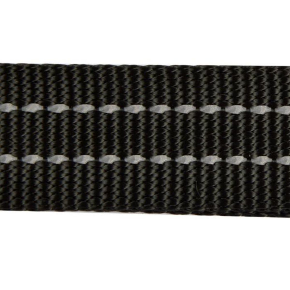 Paris Prix Collier Réglable  Coutures Réfléchissantes  65cm Noir