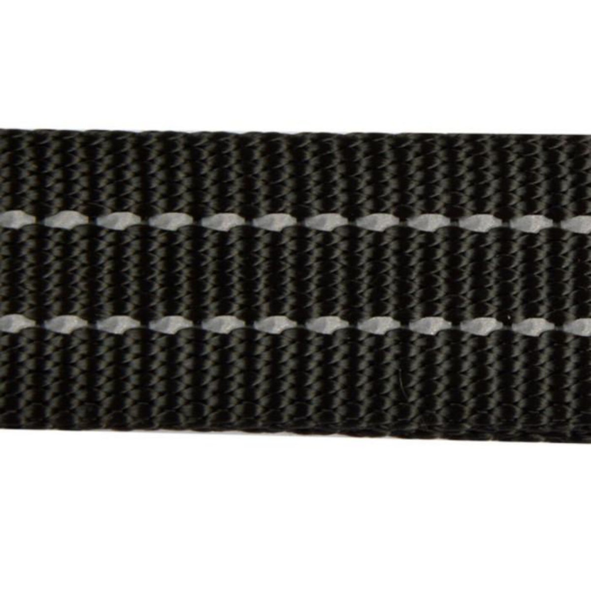 Paris Prix Collier Réglable  Coutures Réfléchissantes  65cm Noir