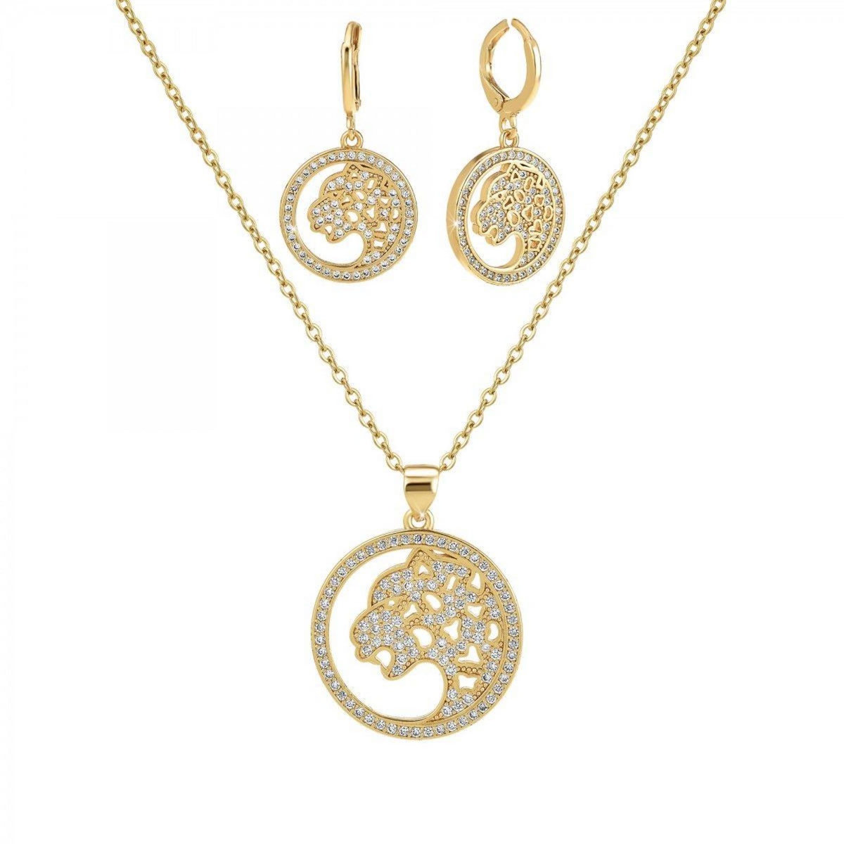 SC BOHEME Parure félin SC Bohème ornée de Cristaux scintillants