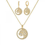 SC BOHEME Parure félin SC Bohème ornée de Cristaux scintillants