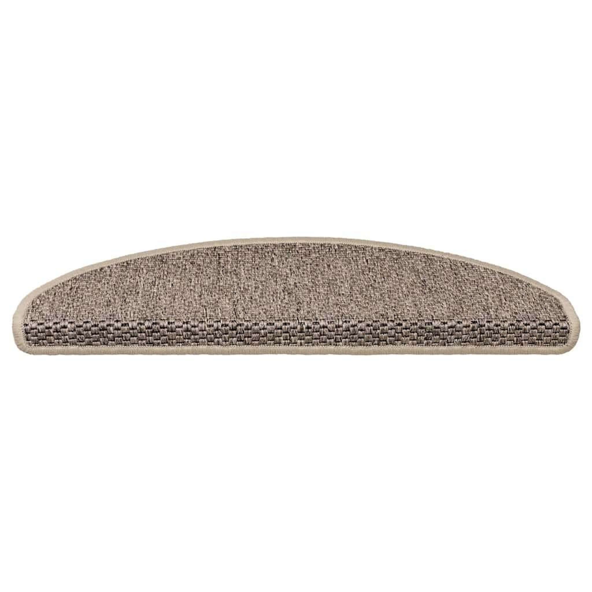 Voir la diapositive 3 : VIDAXL Tapis d'escalier autocollants 30 pcs 65x21x4 cm beige fonce