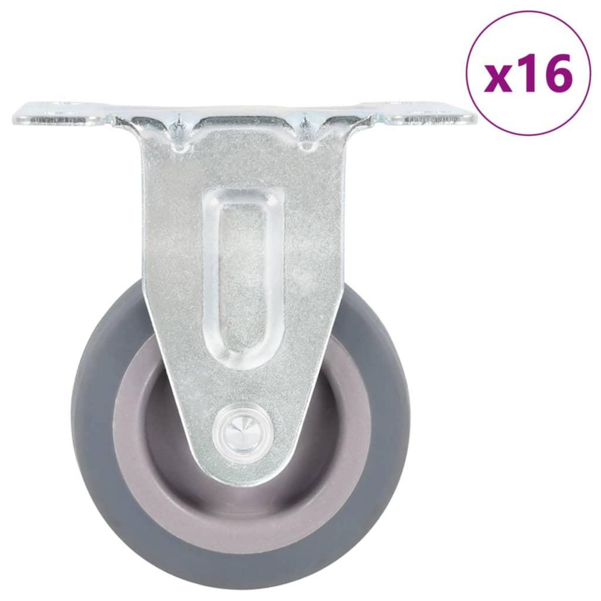 VIDAXL 16 pcs Roulettes fixes 50 mm