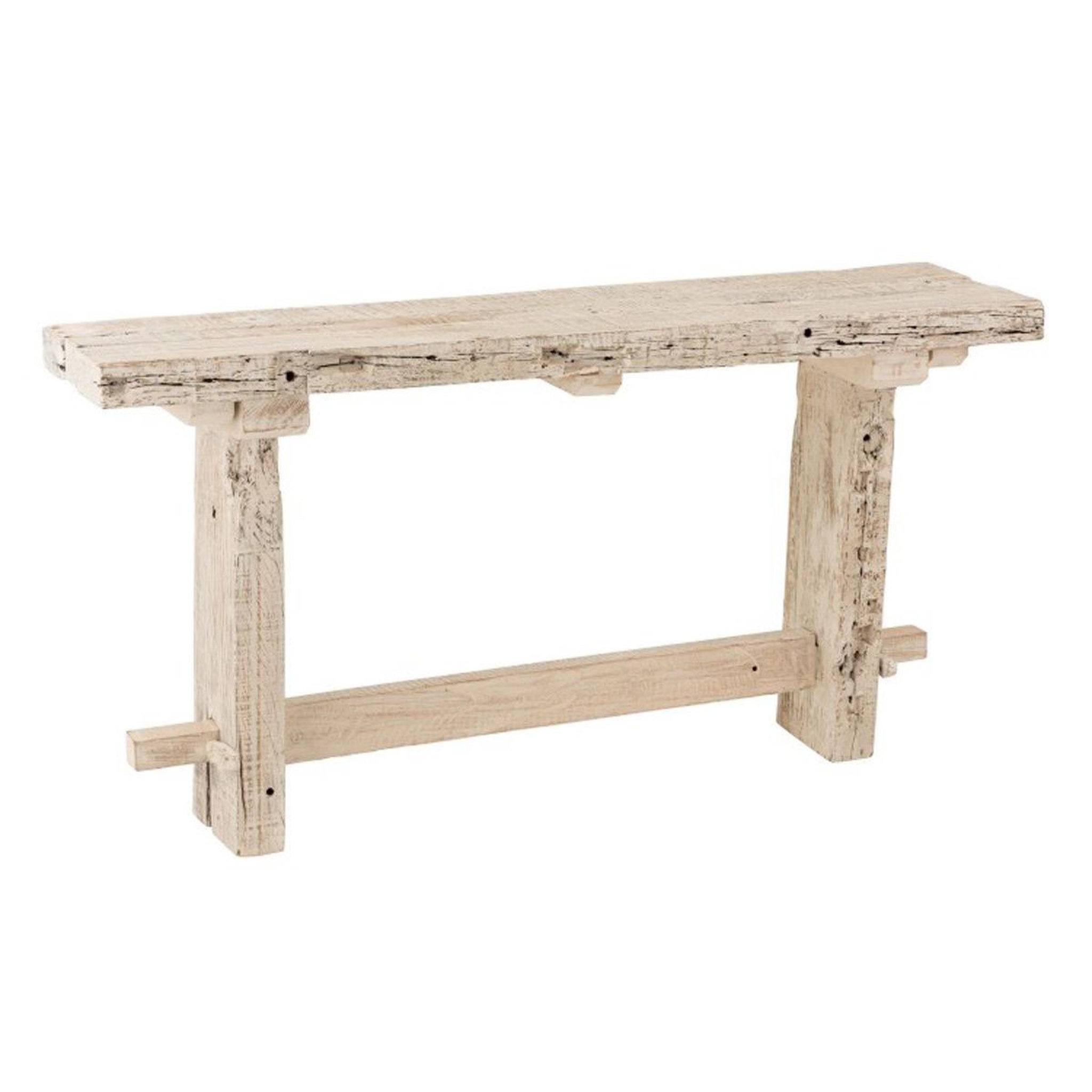 J-LINE Console design en bois  delavo  150cm naturel